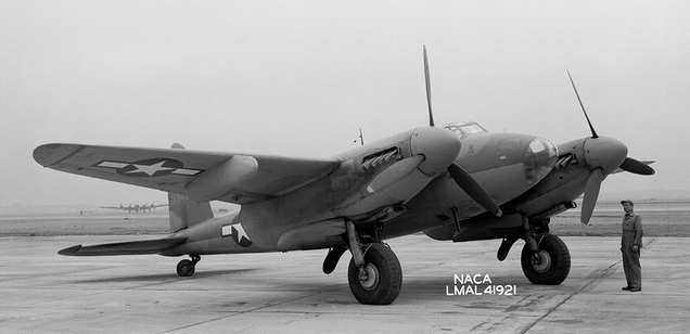 Forty Canadian-built Mosquitos were flown by the US as the F-8. (NASA)